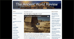 Desktop Screenshot of ancientworldreview.com